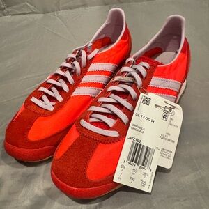 Adidas Originals Red and White Trainers